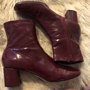 Zara Patent ankle boots